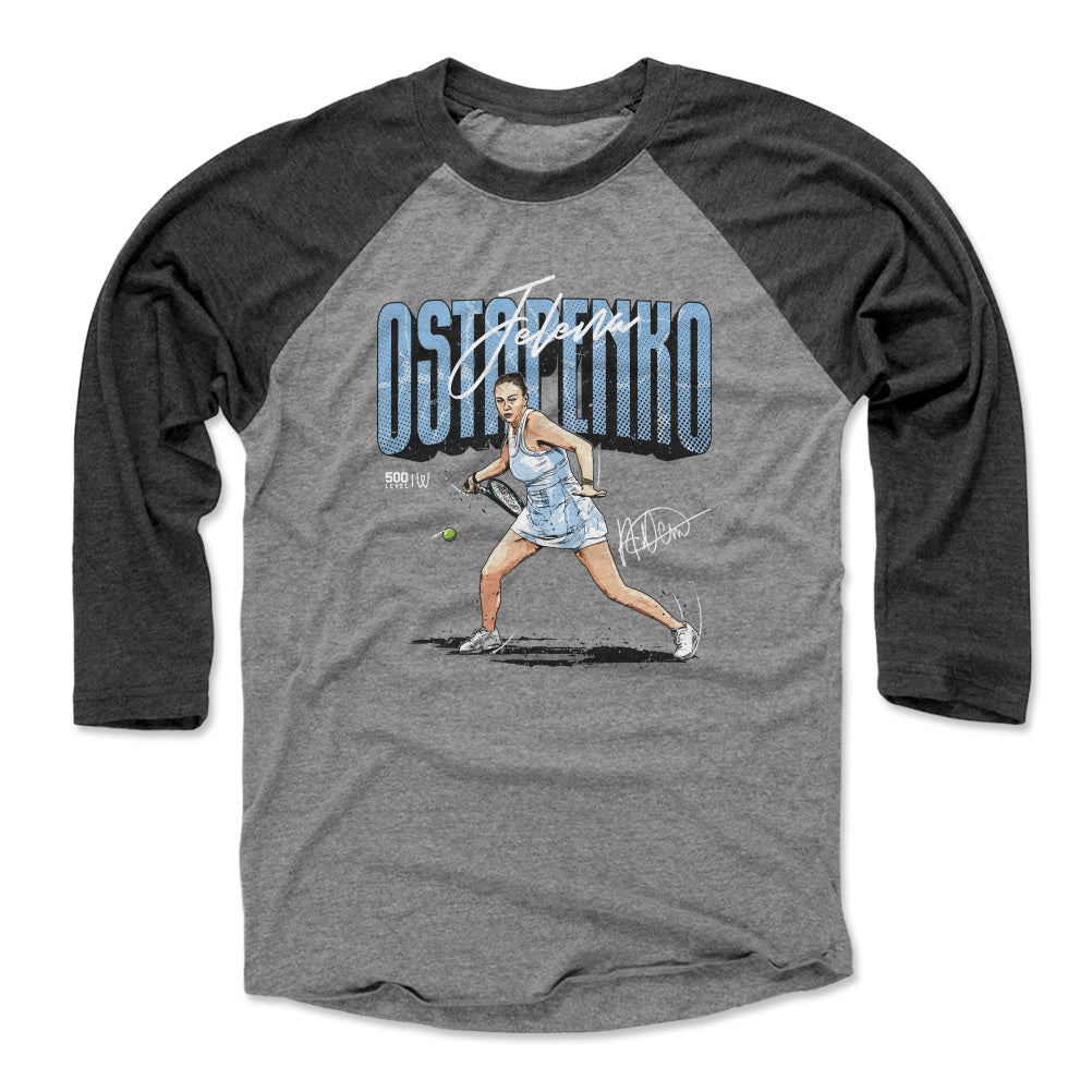 Jelena Ostapenko Men's Baseball T-Shirt | 500 LEVEL