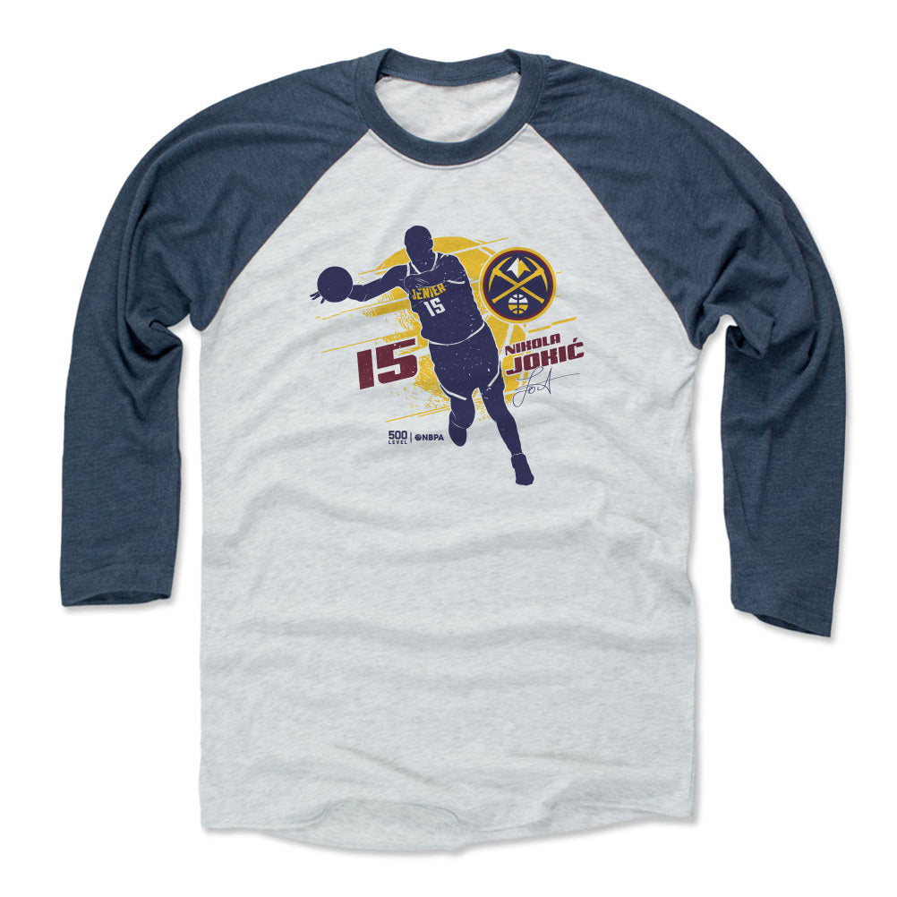Nikola Jokic Men's Baseball T-Shirt | 500 LEVEL