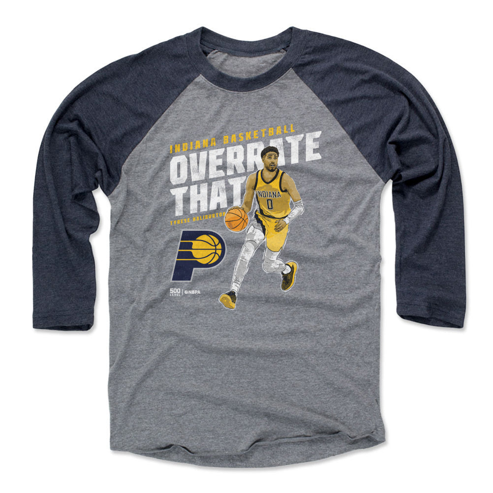 Tyrese Haliburton Men's Baseball T-Shirt | 500 LEVEL
