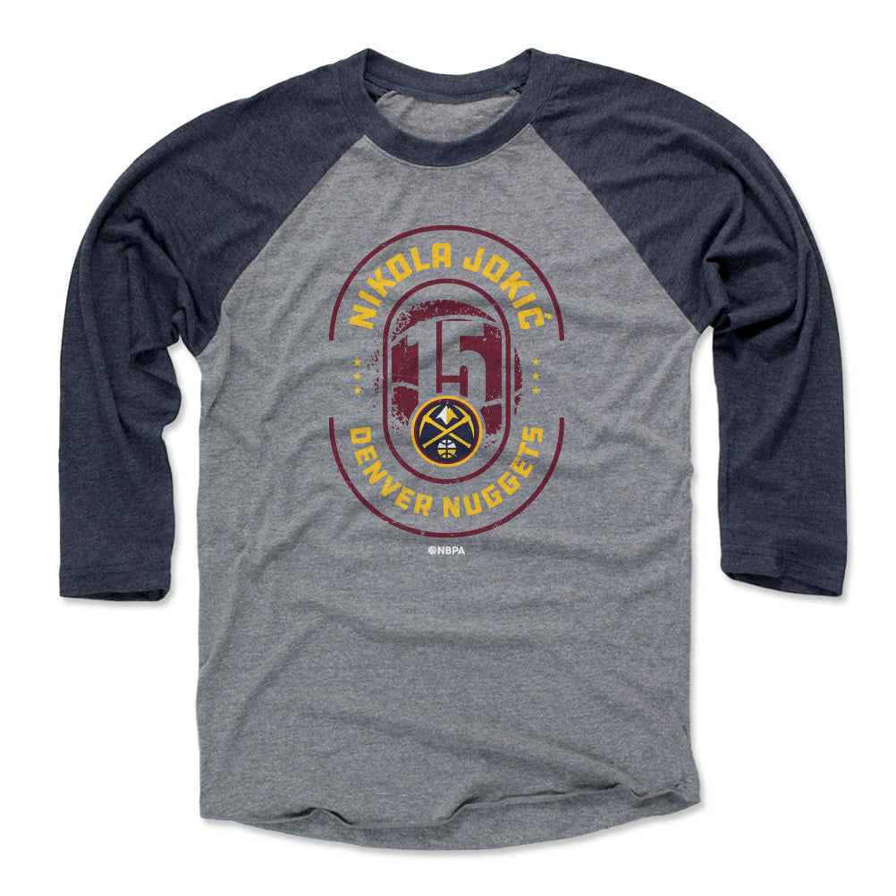 Nikola Jokic Men's Baseball T-Shirt | 500 LEVEL