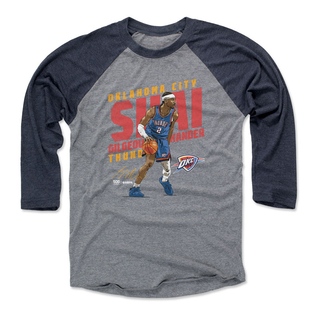 Shai Gilgeous-Alexander Men's Baseball T-Shirt | 500 LEVEL