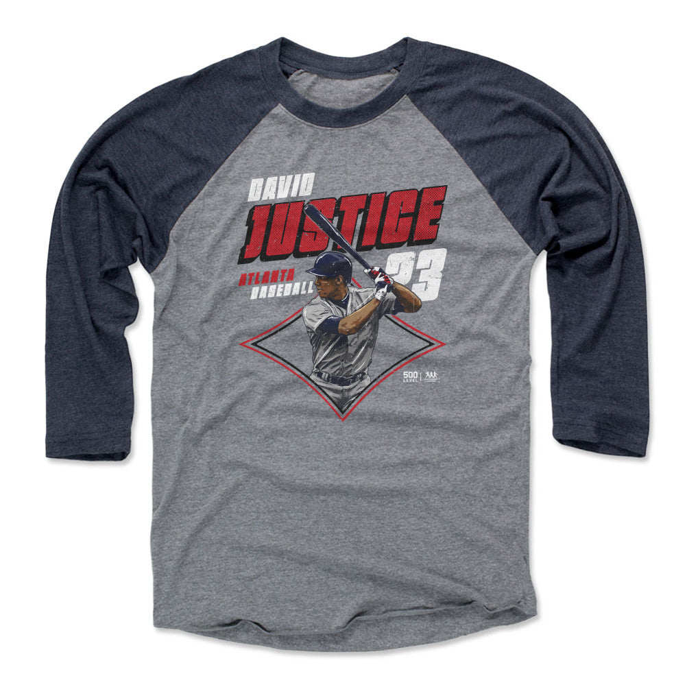 David Justice Men's Baseball T-Shirt | 500 LEVEL