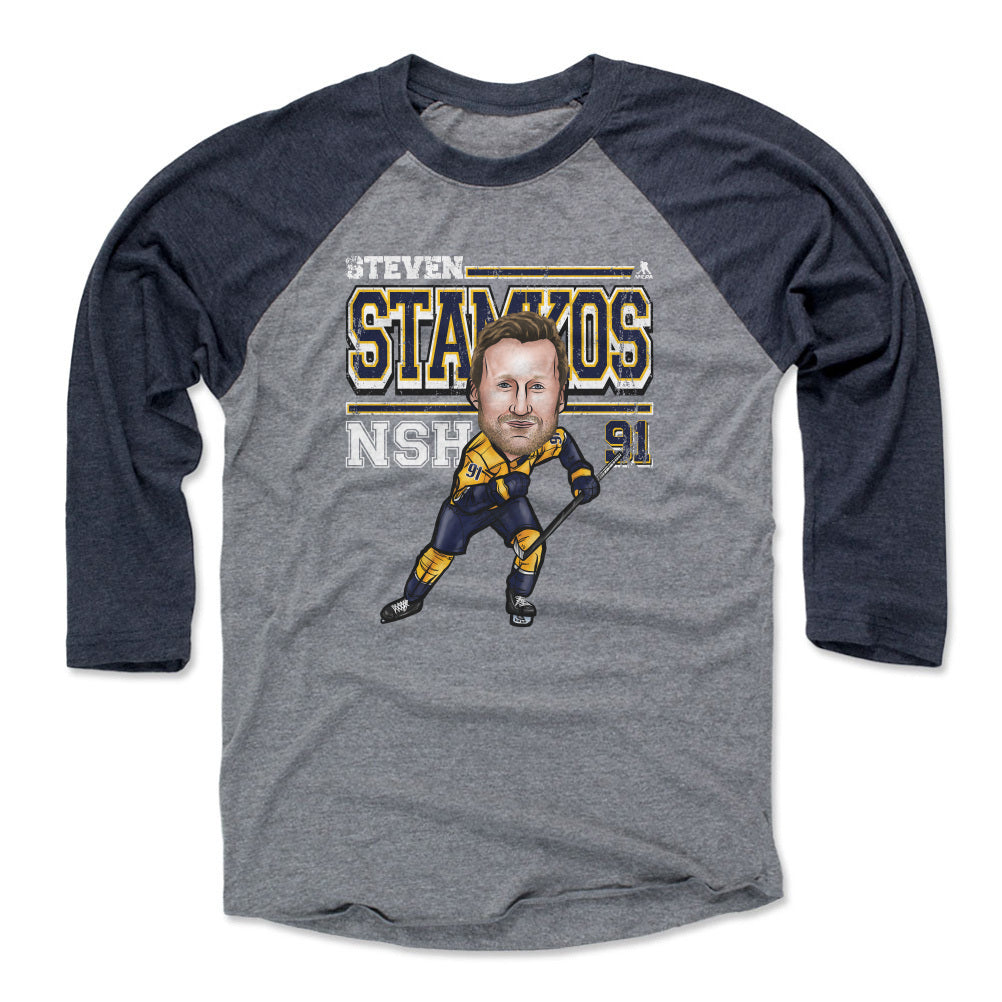 Steven Stamkos Men's Baseball T-Shirt | 500 LEVEL