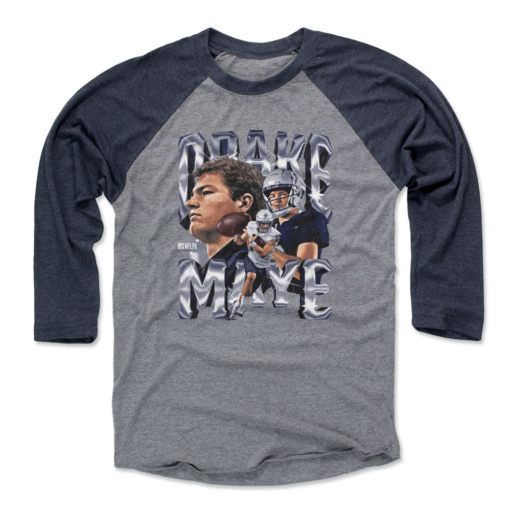 Drake Maye Men's Baseball T-Shirt | 500 LEVEL