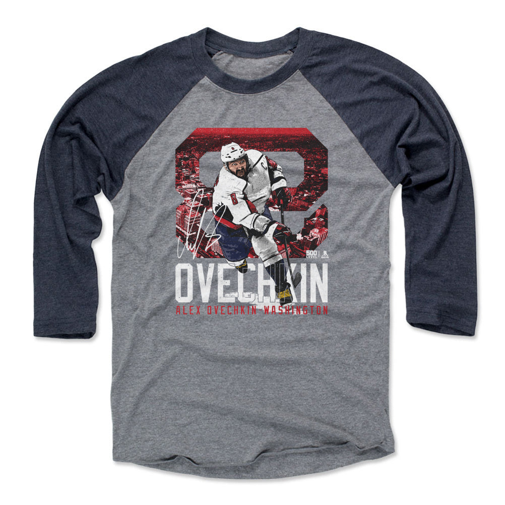 Alex Ovechkin Men's Baseball T-Shirt | 500 LEVEL