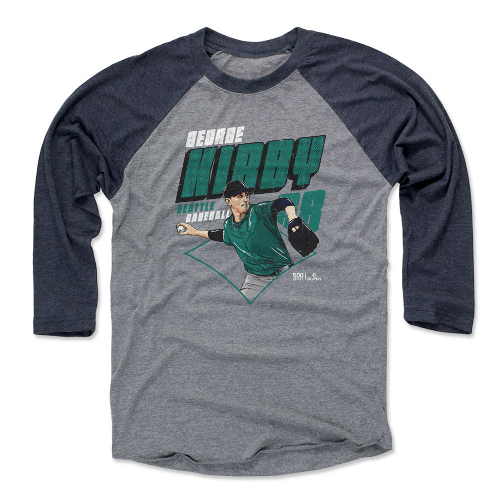 George Kirby Men's Baseball T-Shirt | 500 LEVEL