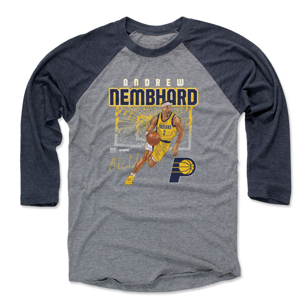 Andrew Nembhard Men's Baseball T-Shirt | 500 LEVEL