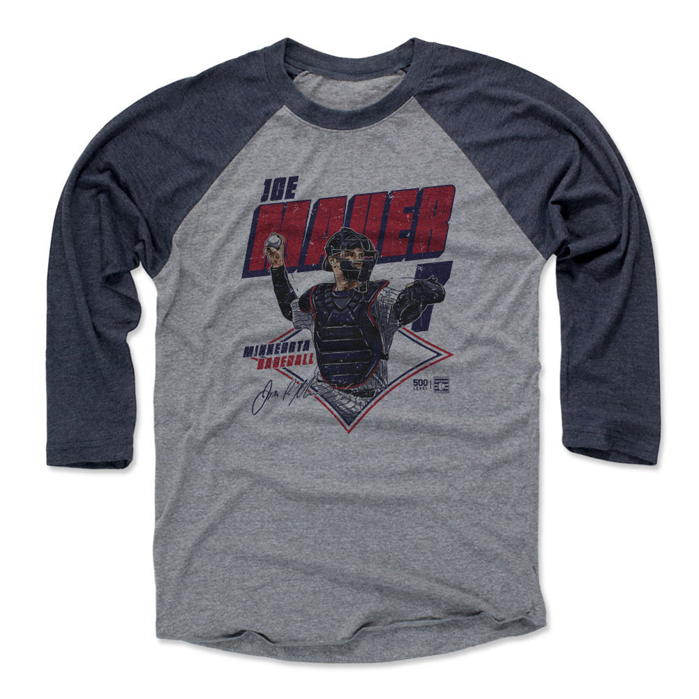Joe Mauer Men's Baseball T-Shirt | 500 LEVEL