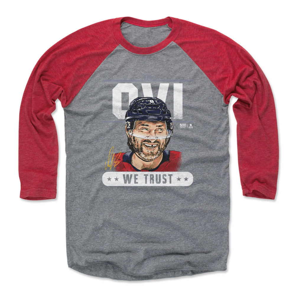 Alex Ovechkin Men's Baseball T-Shirt | 500 LEVEL