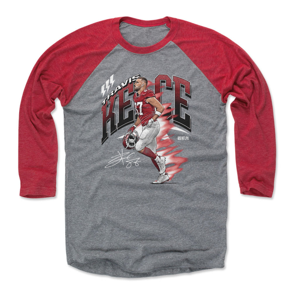 Travis Kelce Men's Baseball T-Shirt | 500 LEVEL