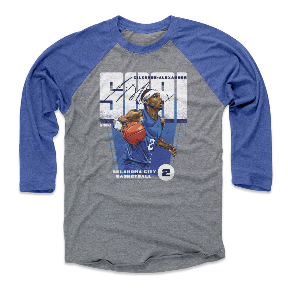 Shai Gilgeous-Alexander Men's Baseball T-Shirt | 500 LEVEL
