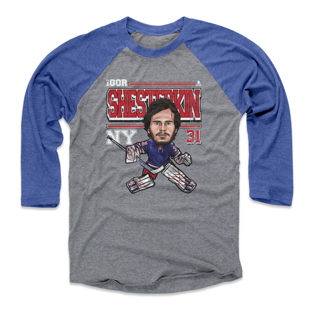 Igor Shesterkin Men's Baseball T-Shirt | 500 LEVEL