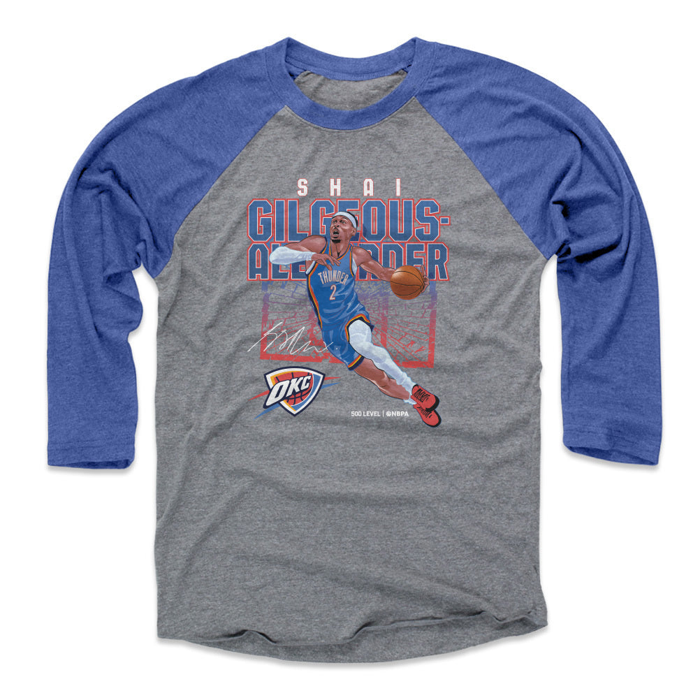 Shai Gilgeous-Alexander Men's Baseball T-Shirt | 500 LEVEL