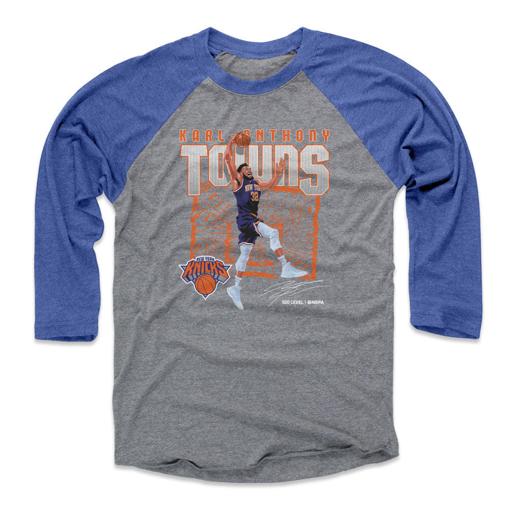 Karl-Anthony Towns Men's Baseball T-Shirt | 500 LEVEL