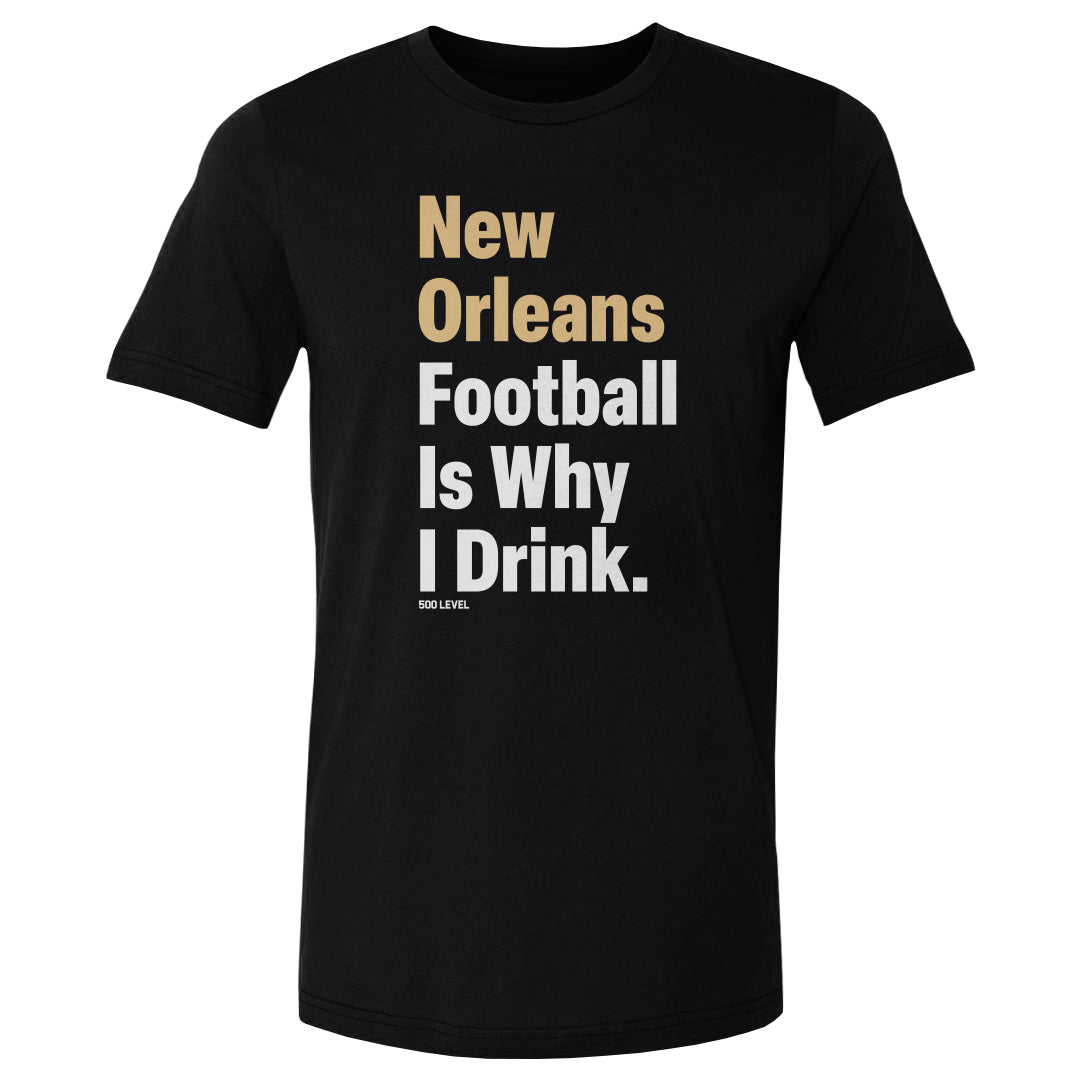 New Orleans Football Men's Cotton T-Shirt | 500 LEVEL
