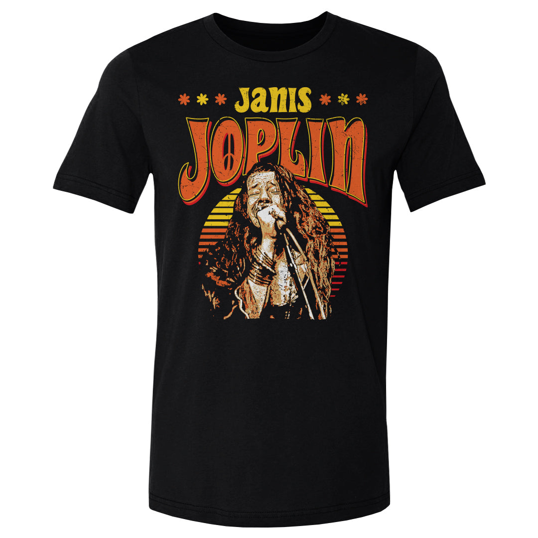 Janis Joplin Men's Cotton T-Shirt | 500 LEVEL