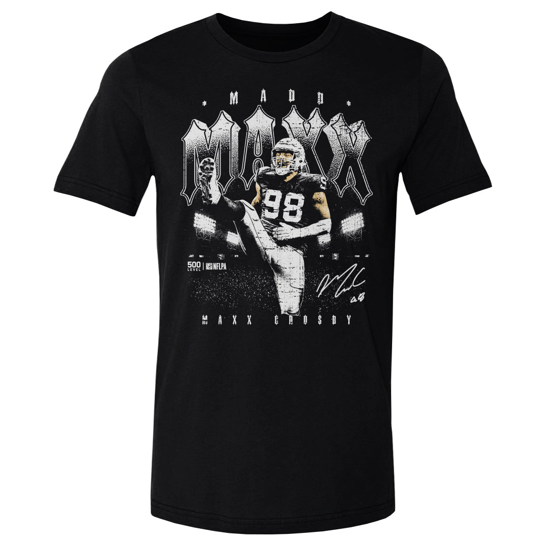 Maxx Crosby Men's Cotton T-Shirt | 500 LEVEL