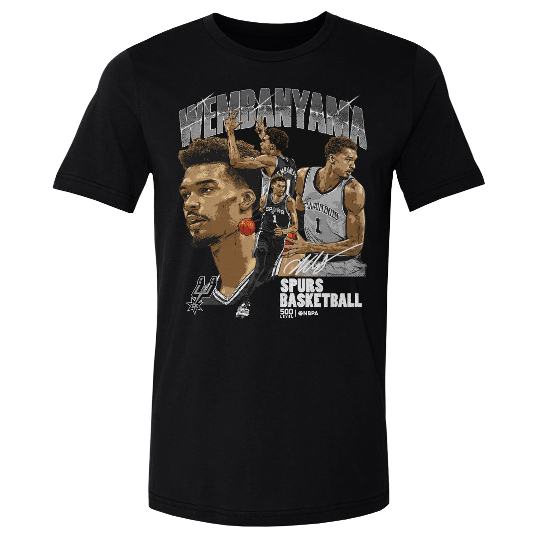 Victor Wembanyama Men's Cotton T-Shirt | 500 LEVEL