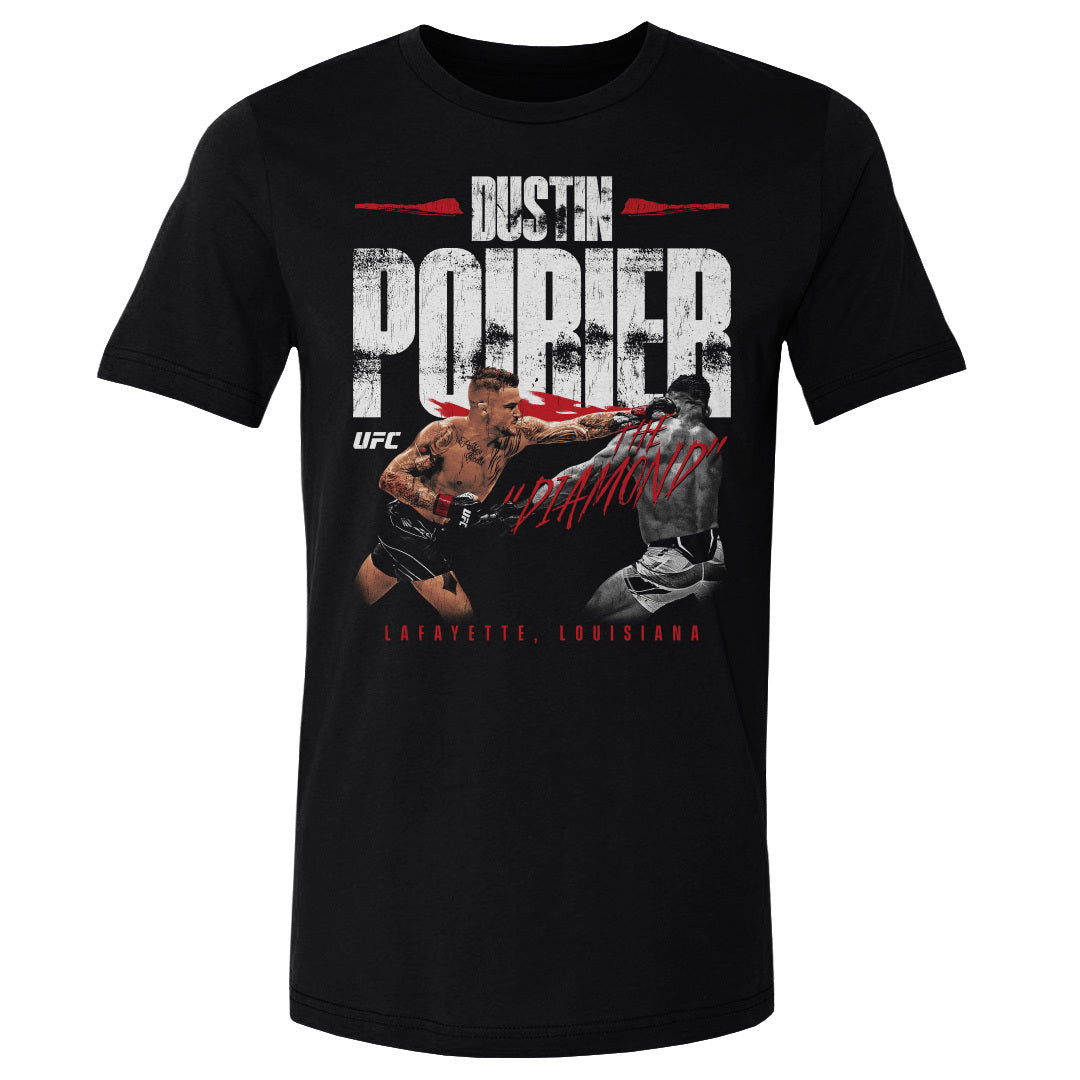 Dustin Poirier Men's Cotton T-Shirt | 500 LEVEL