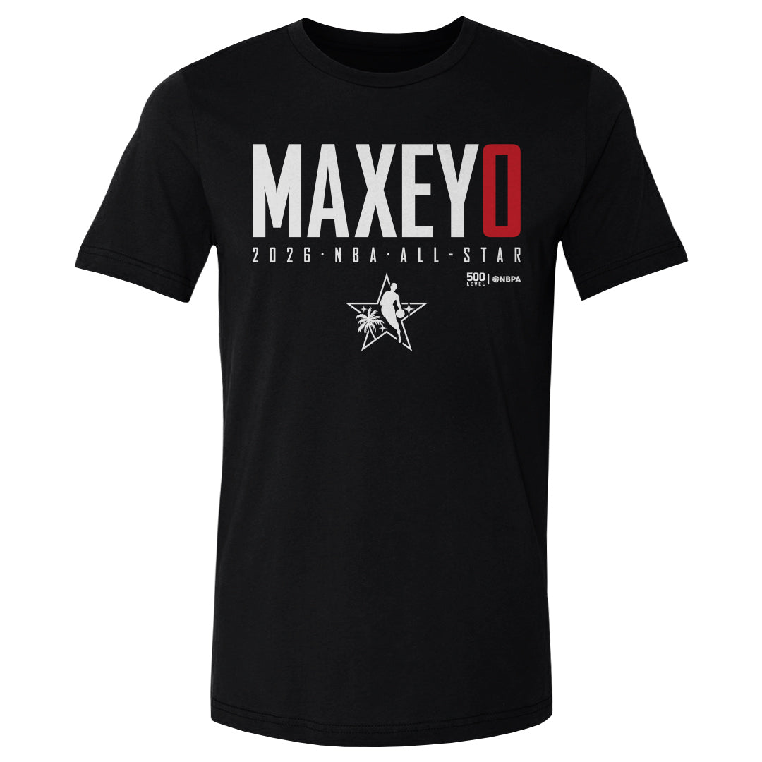 Tyrese Maxey Men's Cotton T-Shirt | 500 LEVEL