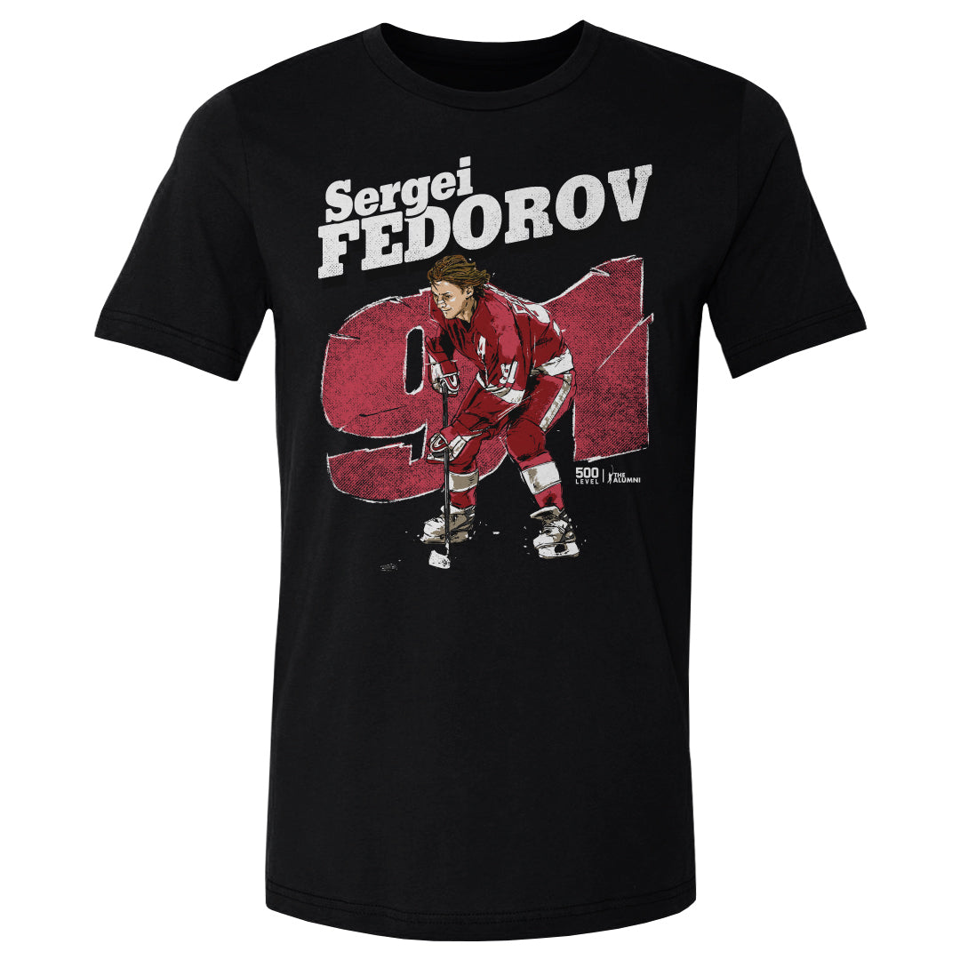 Sergei Fedorov Men's Cotton T-Shirt | 500 LEVEL