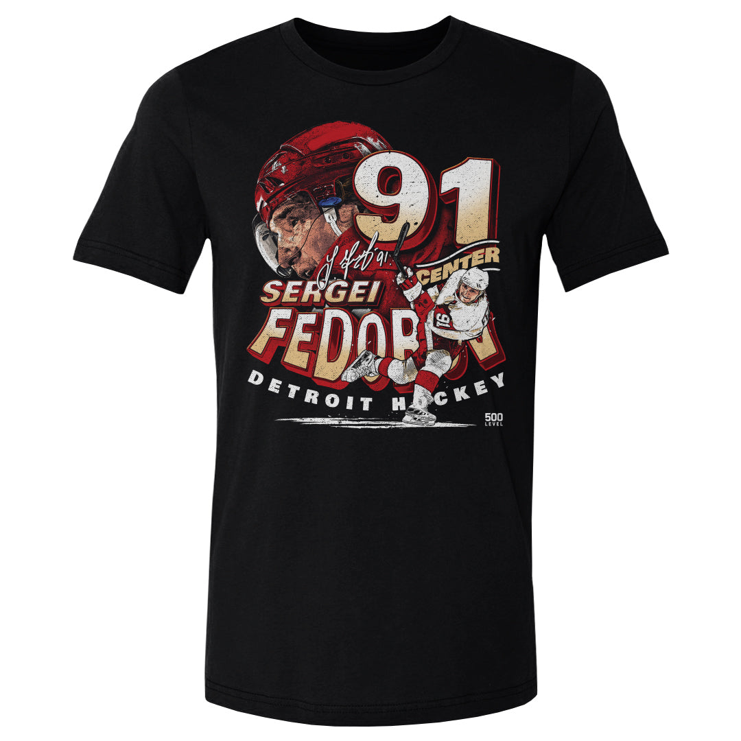 Sergei Fedorov Men's Cotton T-Shirt | 500 LEVEL
