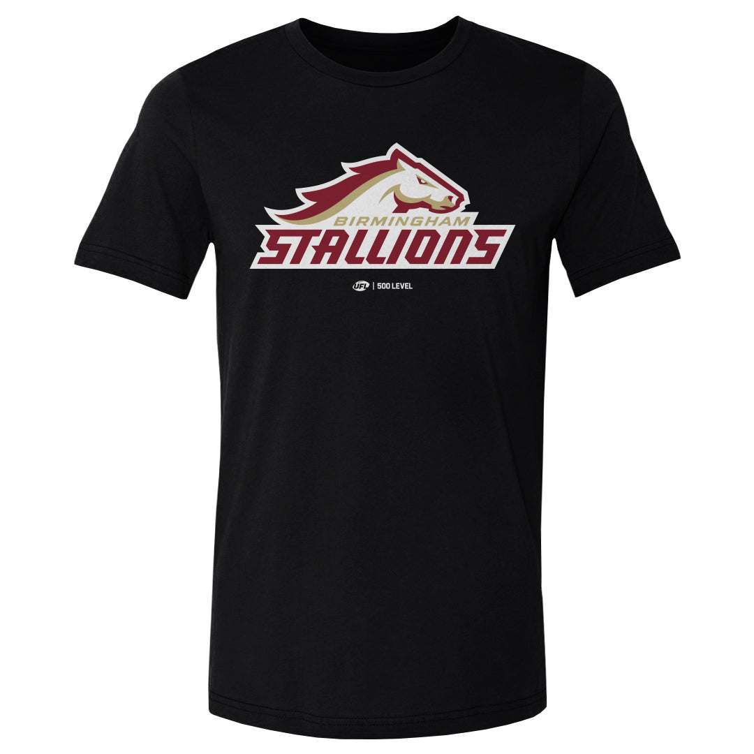 Birmingham Stallions Men's Cotton T-Shirt | 500 LEVEL