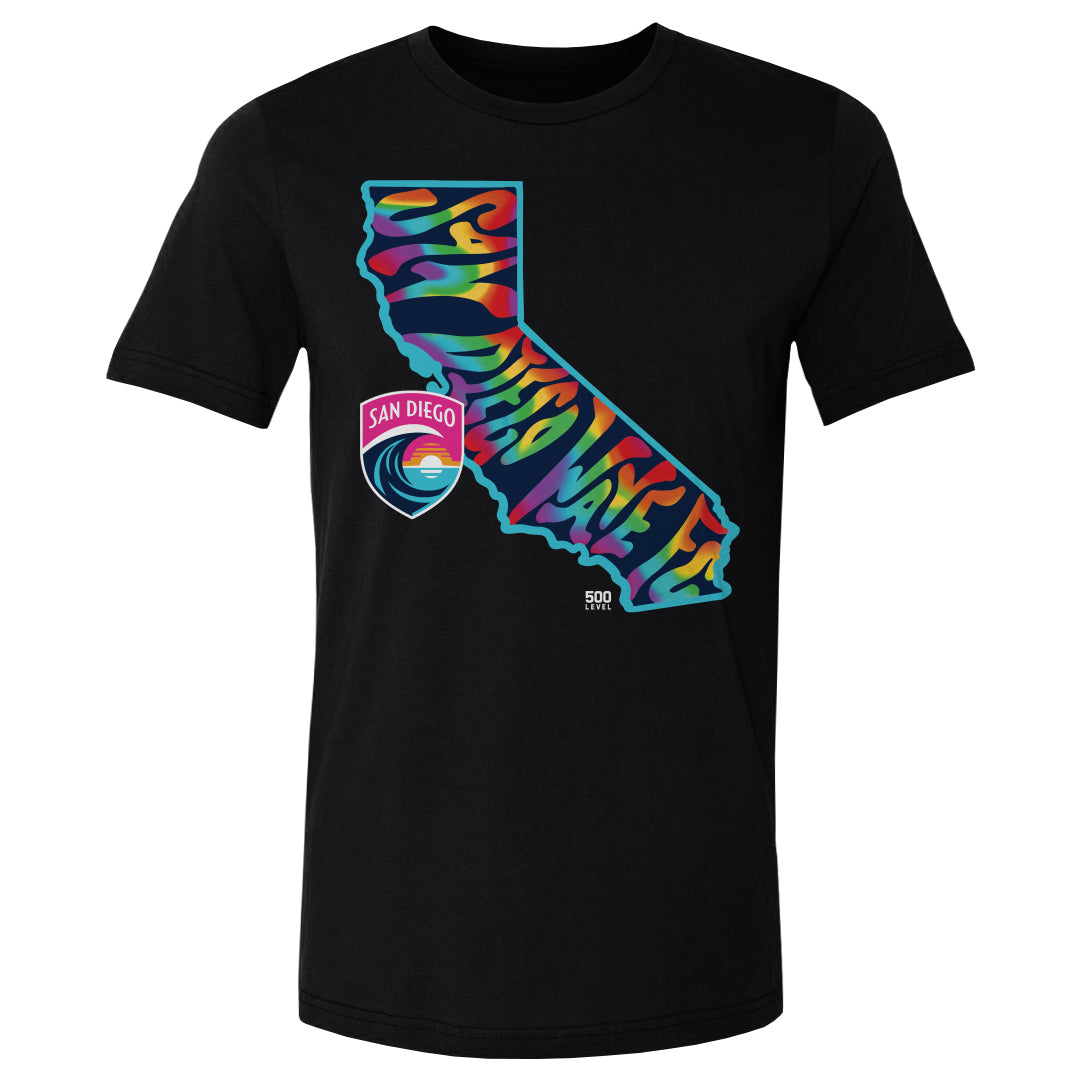 San Diego Wave FC Men's Cotton T-Shirt | 500 LEVEL