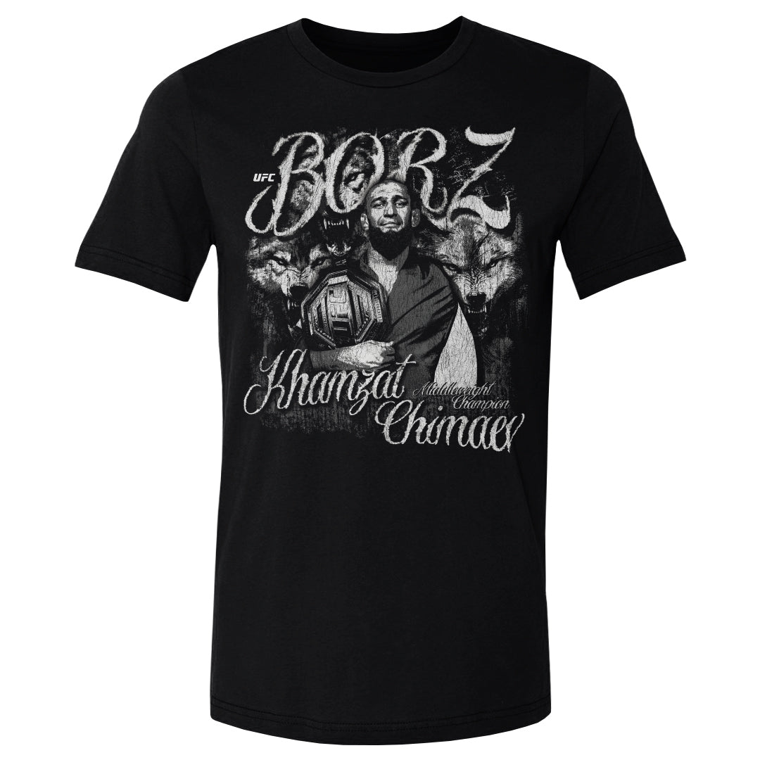 Khamzat Chimaev Men's Cotton T-Shirt | 500 LEVEL