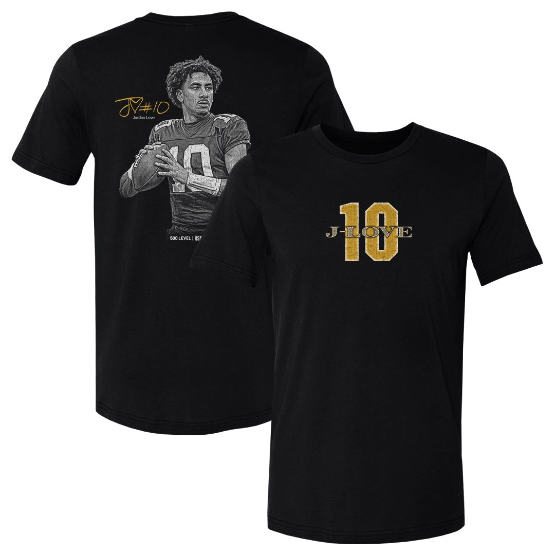 Jordan Love Men's Cotton T-Shirt | 500 LEVEL