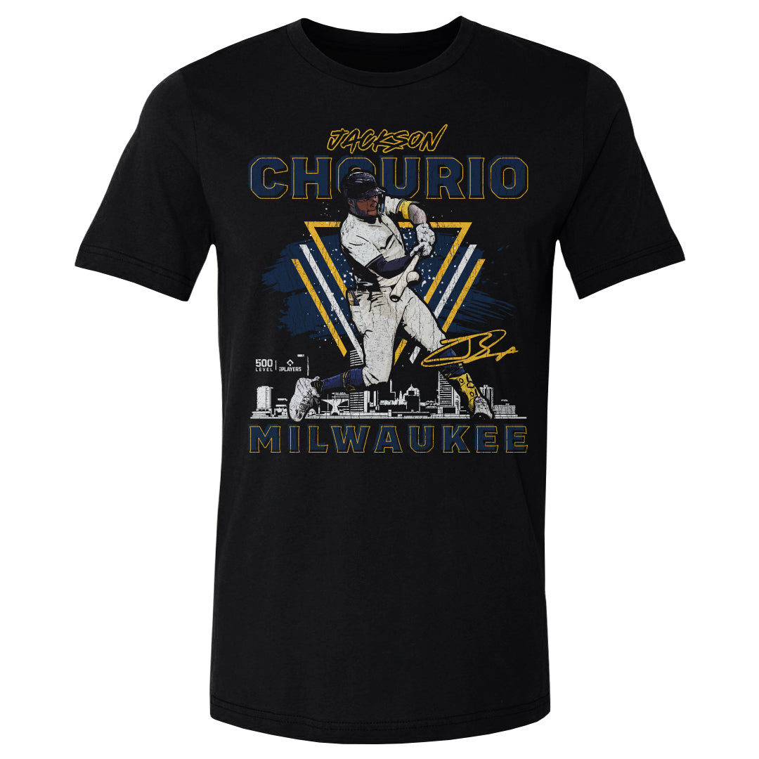 Jackson Chourio Men's Cotton T-Shirt | 500 LEVEL