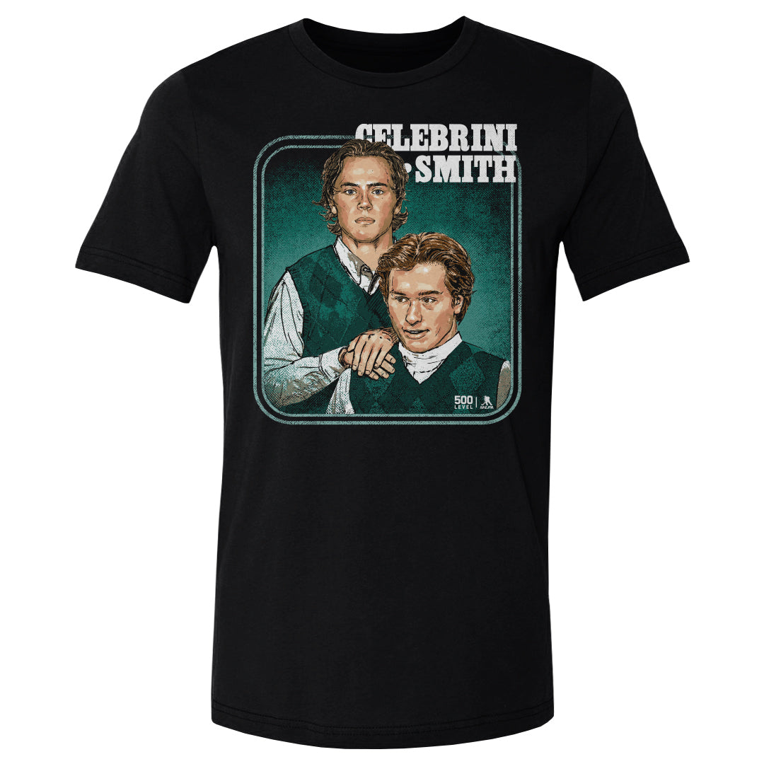 Macklin Celebrini Men's Cotton T-Shirt | 500 LEVEL