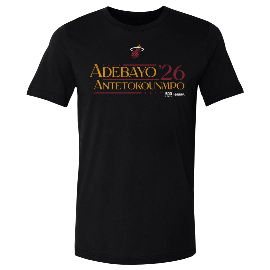 Bam Adebayo Men's Cotton T-Shirt | 500 LEVEL