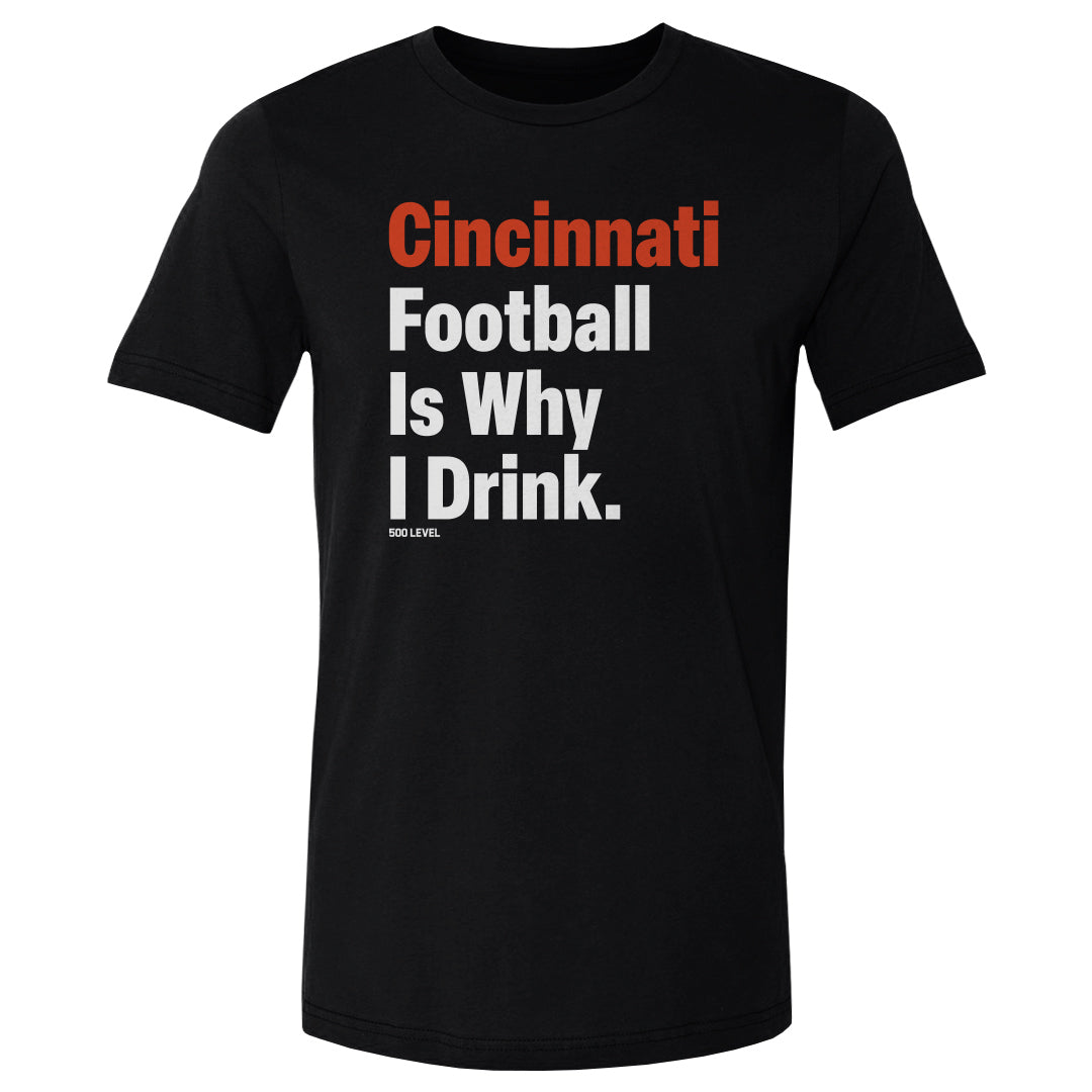 Cincinnati Football Men's Cotton T-Shirt | 500 LEVEL