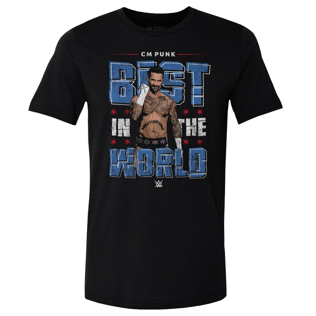 CM Punk Men's Cotton T-Shirt | 500 LEVEL
