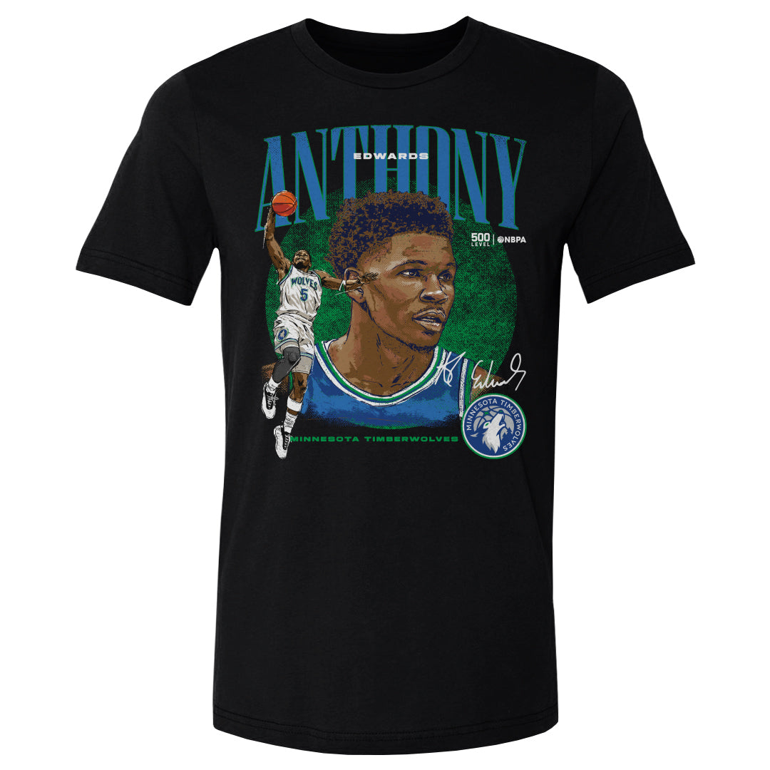 Anthony Edwards Men's Cotton T-Shirt | 500 LEVEL