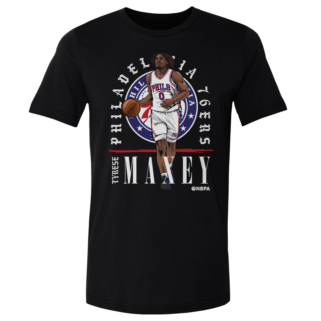Tyrese Maxey Men's Cotton T-Shirt | 500 LEVEL
