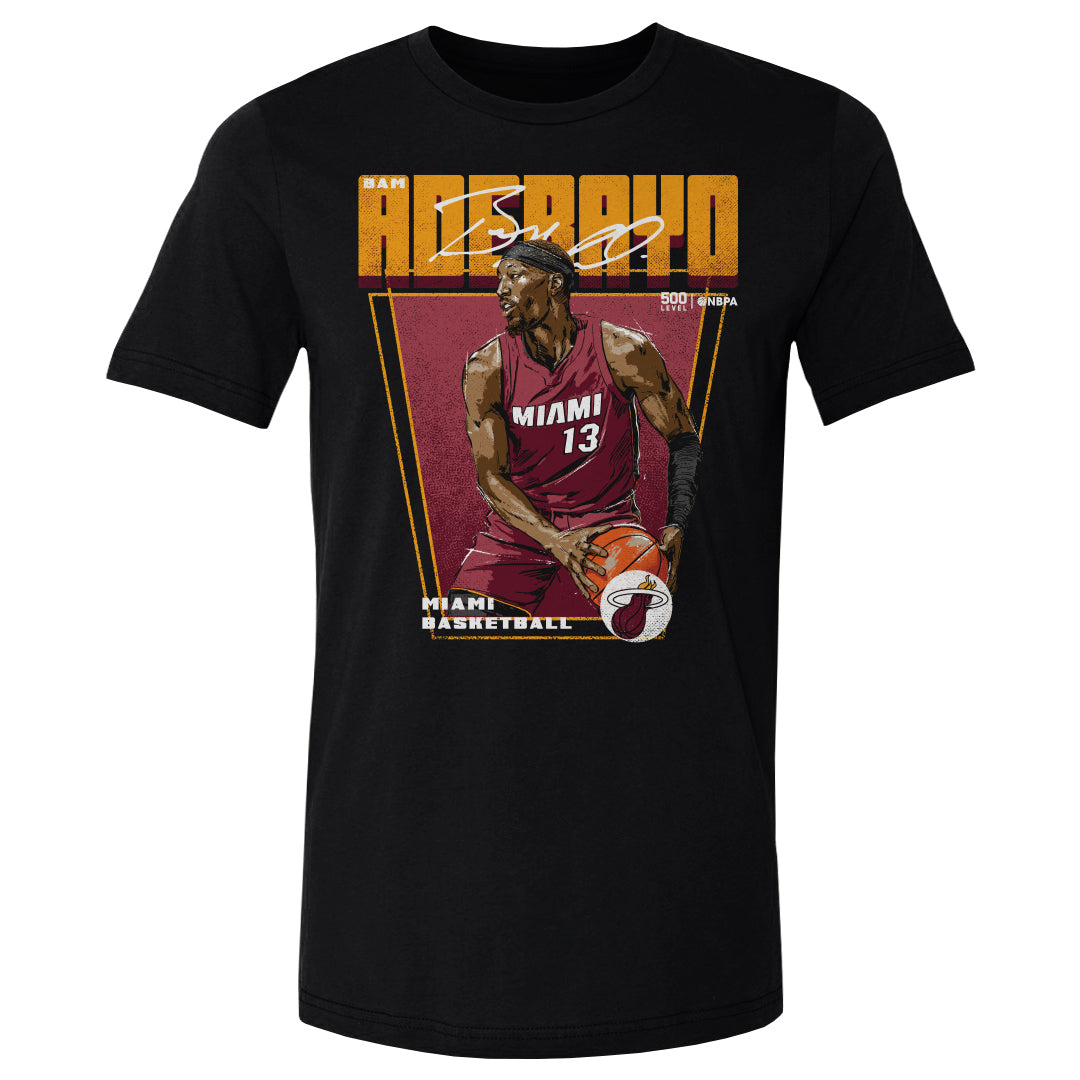 Bam Adebayo Men's Cotton T-Shirt | 500 LEVEL