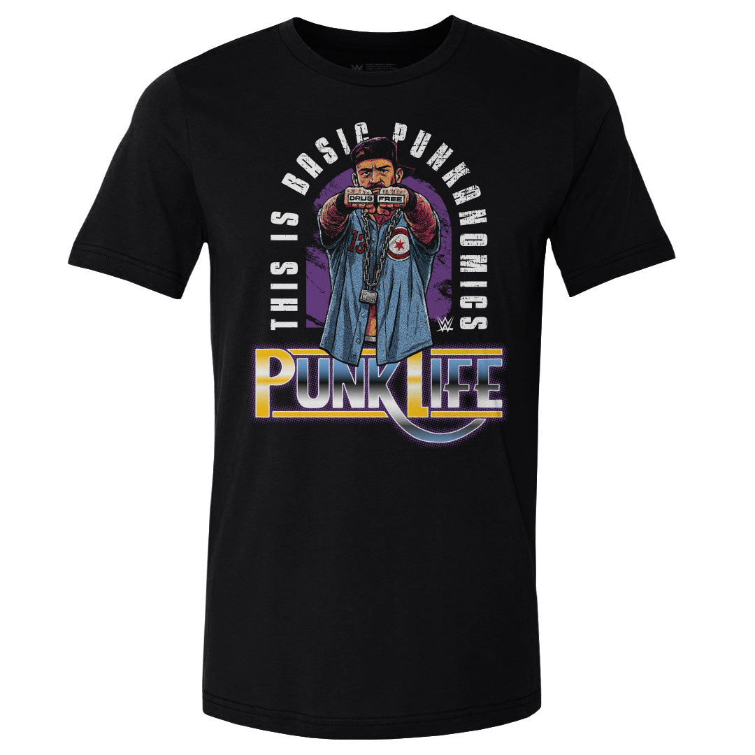 CM Punk Men's Cotton T-Shirt | 500 LEVEL