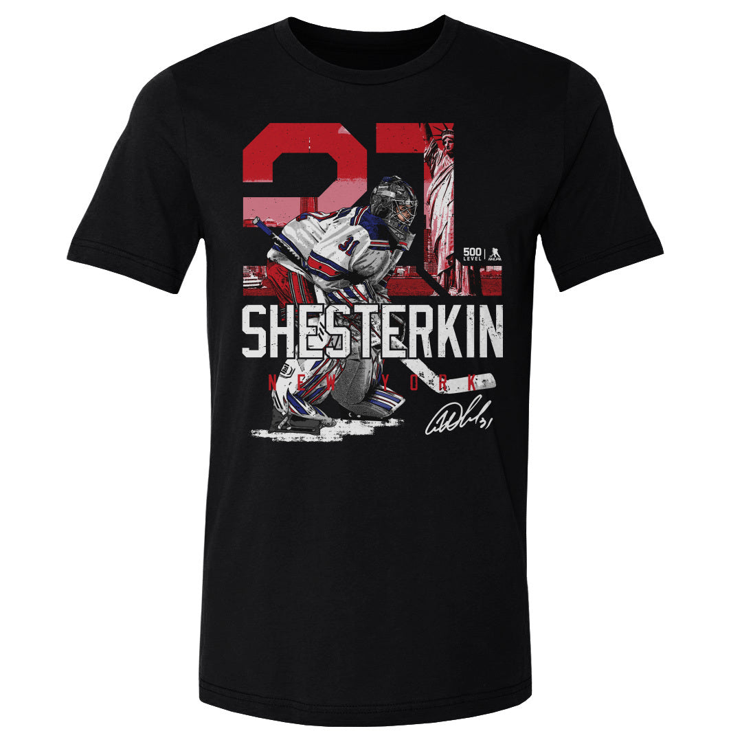 Igor Shesterkin Men's Cotton T-Shirt | 500 LEVEL