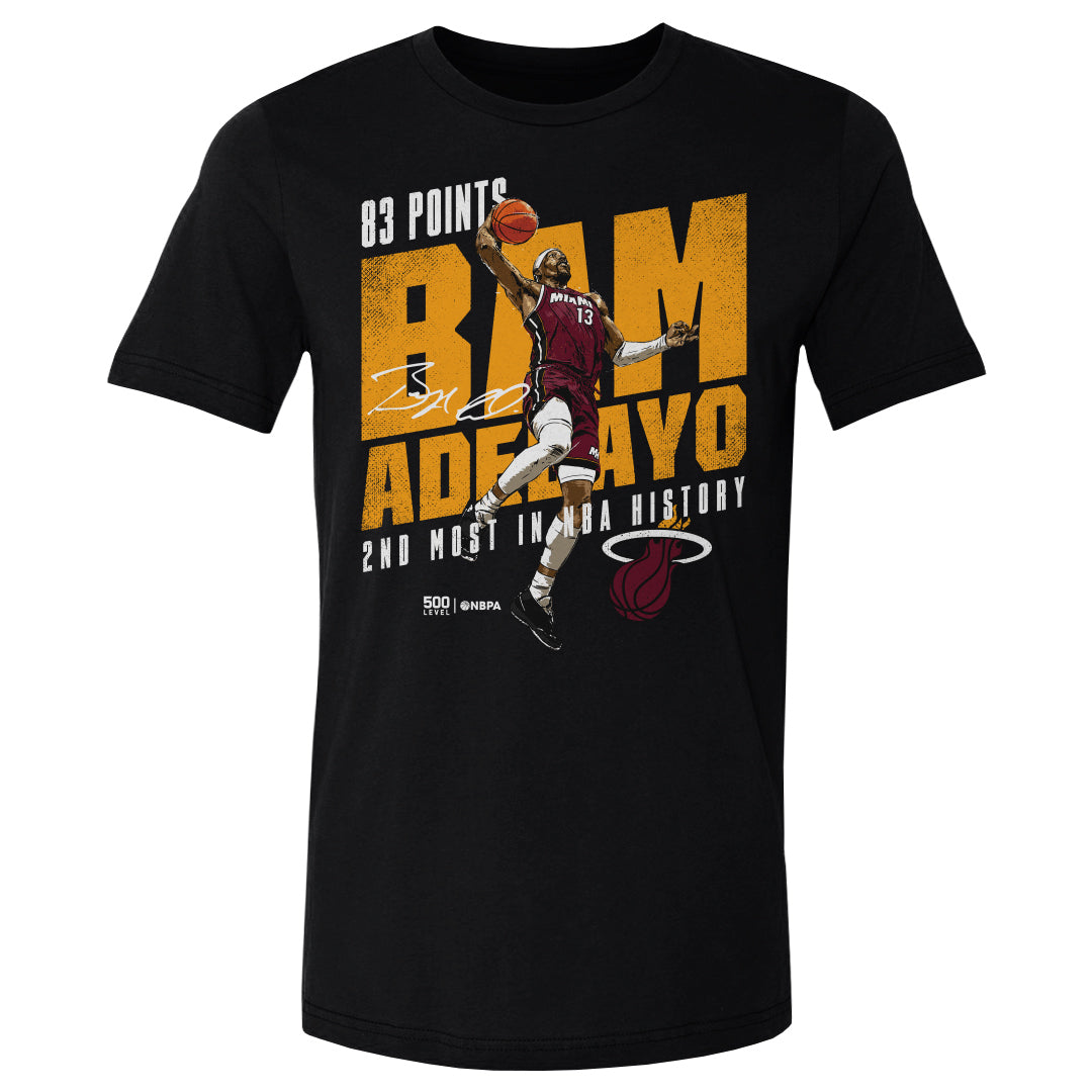 Bam Adebayo Men's Cotton T-Shirt | 500 LEVEL