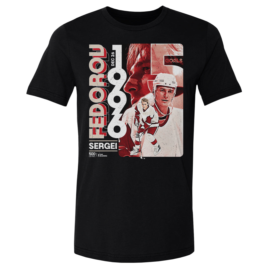 Sergei Fedorov Men's Cotton T-Shirt | 500 LEVEL