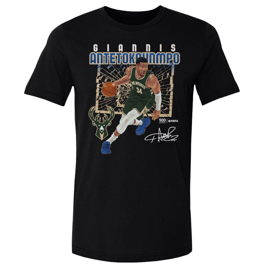 Giannis Antetokounmpo Men's Cotton T-Shirt | 500 LEVEL