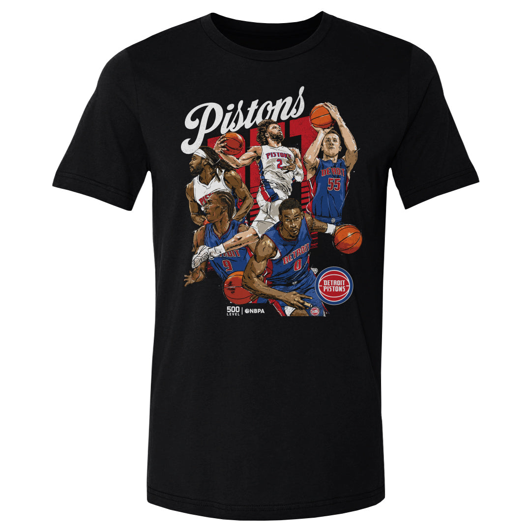 Detroit Pistons Men's Cotton T-Shirt | 500 LEVEL