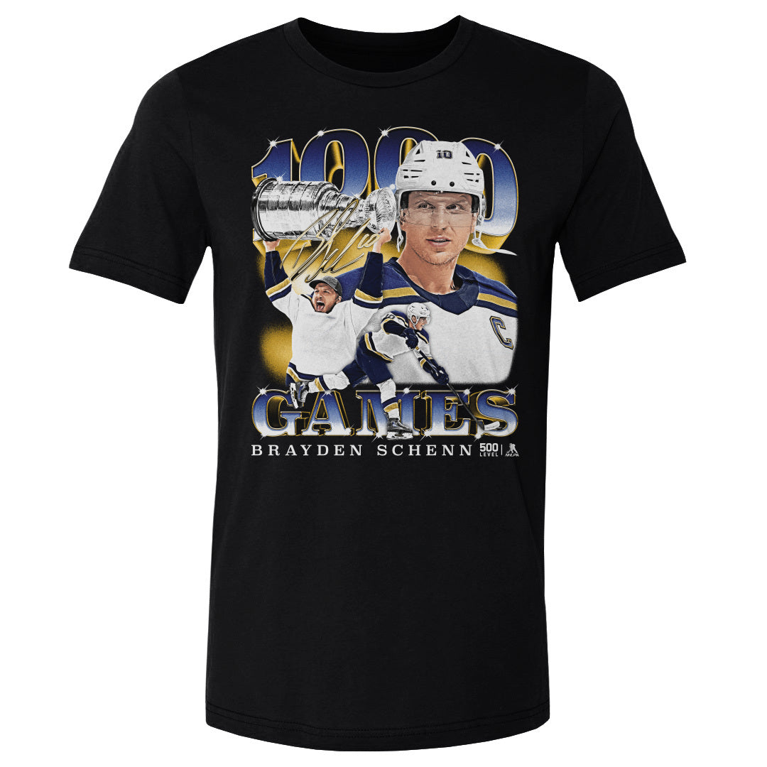 Brayden Schenn Men's Cotton T-Shirt | 500 LEVEL