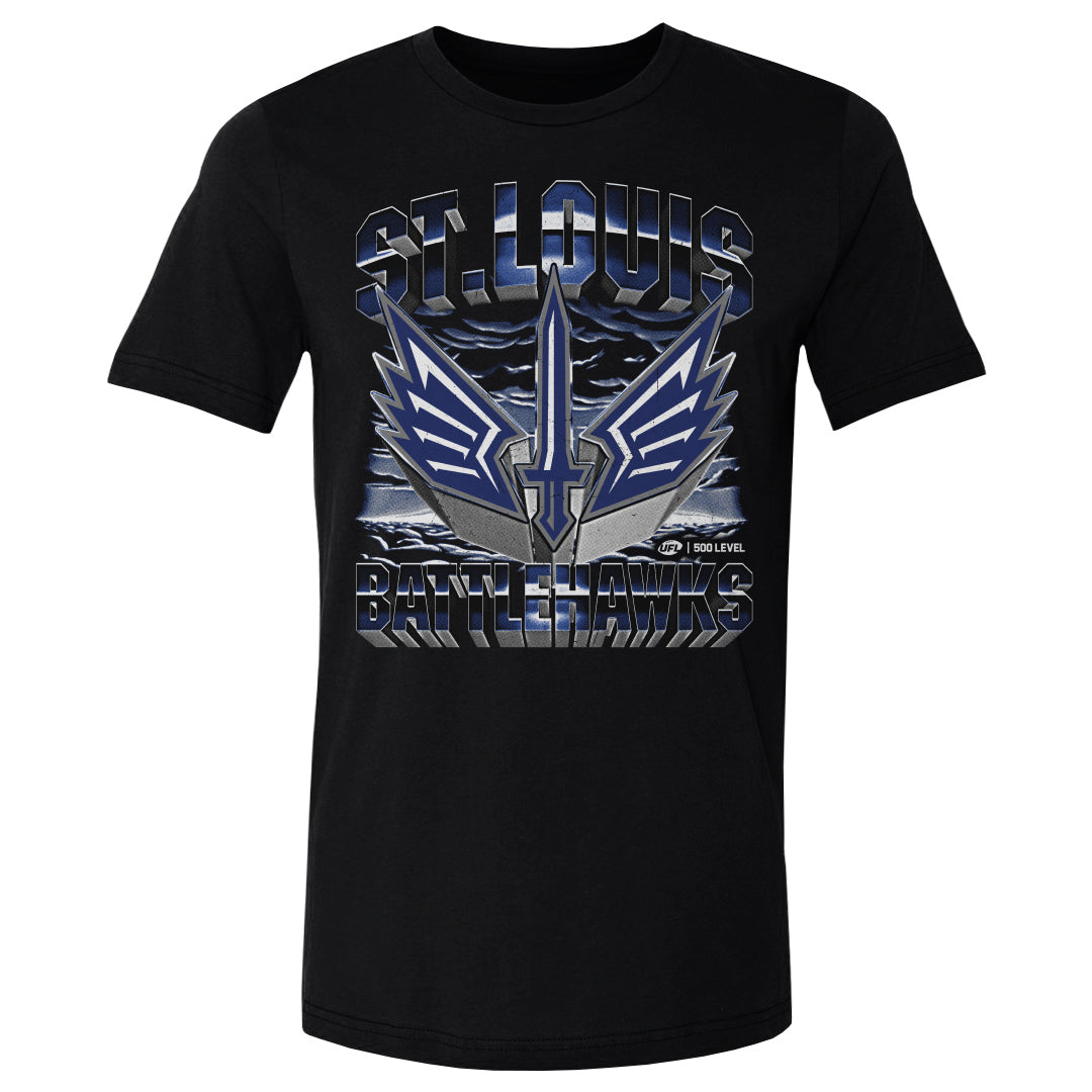 St. Louis Battlehawks Men's Cotton T-Shirt | 500 LEVEL