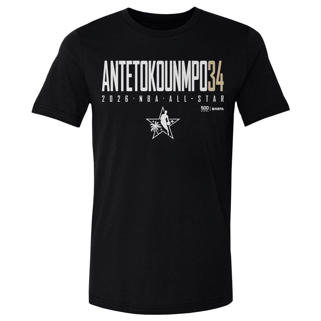 Giannis Antetokounmpo Men's Cotton T-Shirt | 500 LEVEL