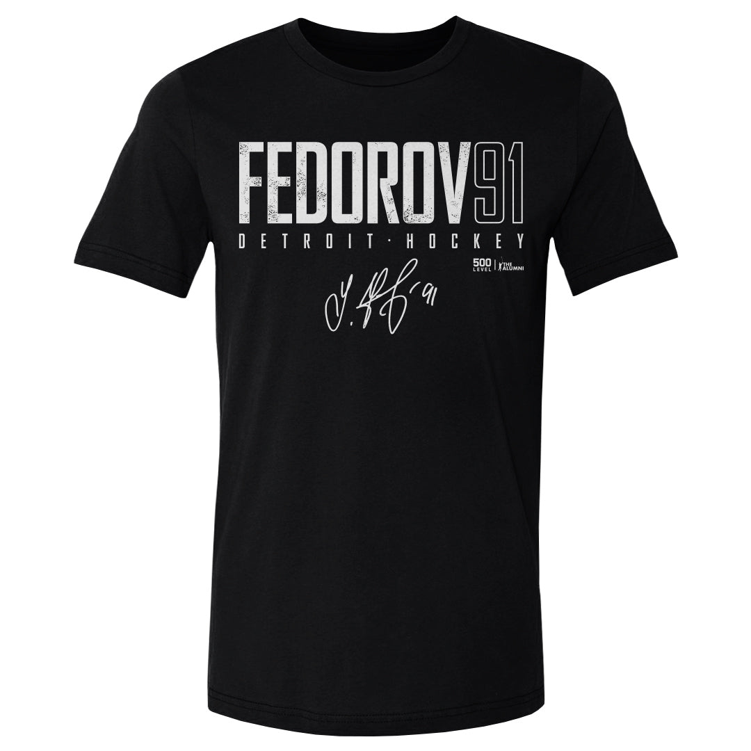 Sergei Fedorov Men's Cotton T-Shirt | 500 LEVEL