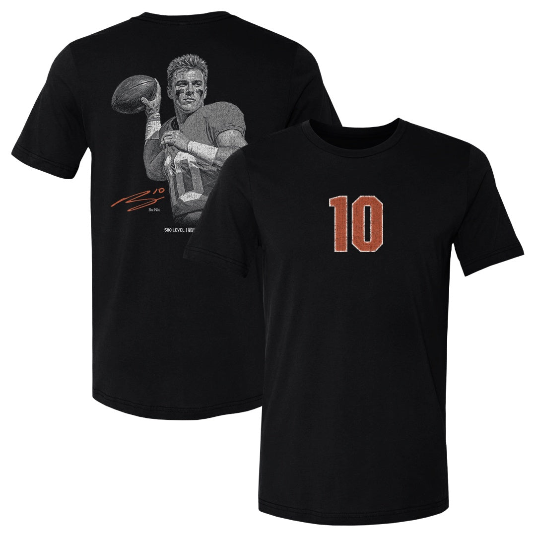 Bo Nix Men's Cotton T-Shirt | 500 LEVEL