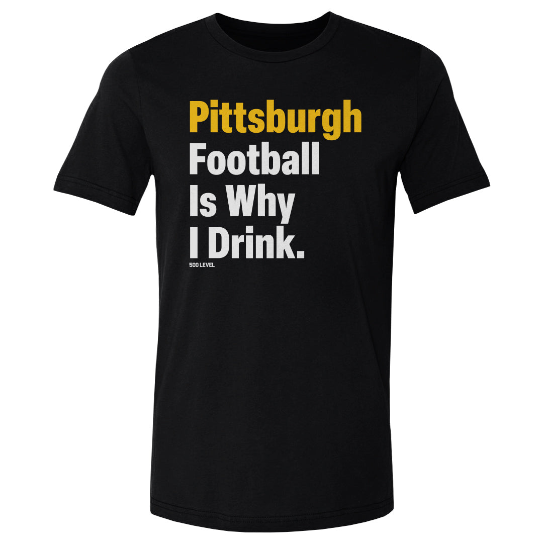 Pittsburgh Football Men's Cotton T-Shirt | 500 LEVEL
